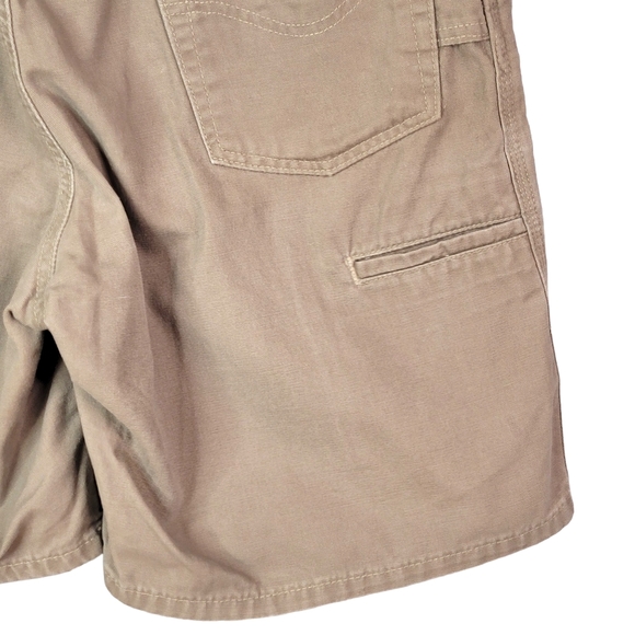 Carhartt Dark Khaki Heavy 100% Cotton Work Jobcore Summer Shorts 14 - Picture 10 of 16